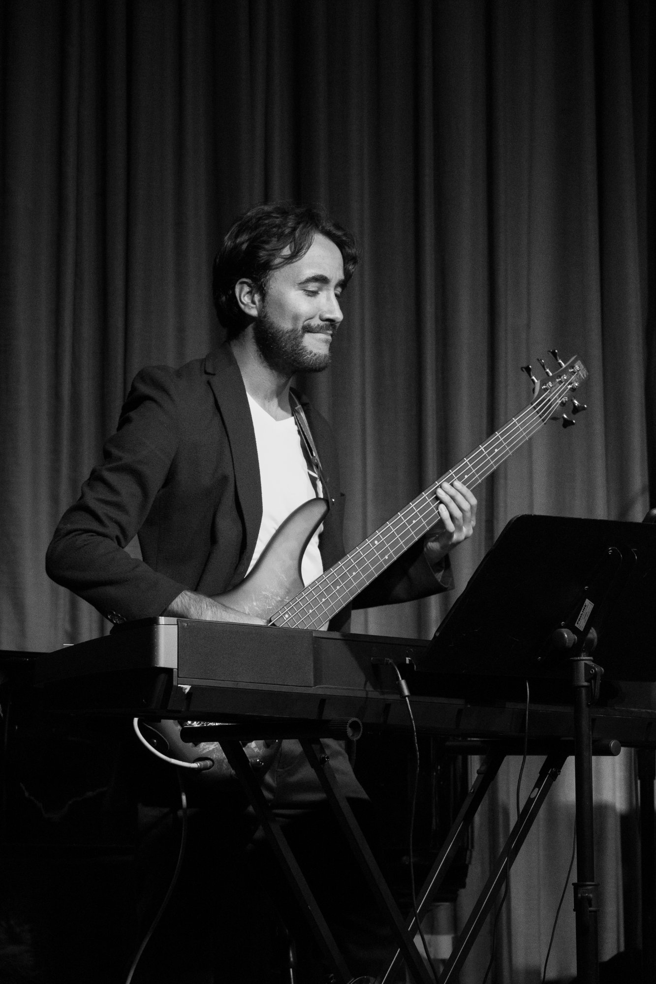 Carlos on bass